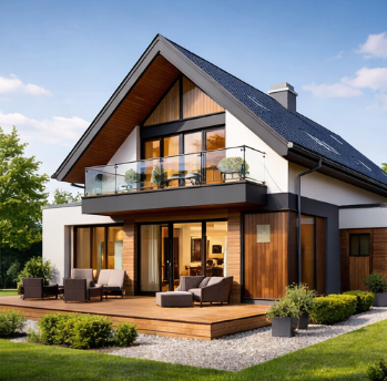 Projekt nowoczesnego domu do 200 metrów kwadratowych